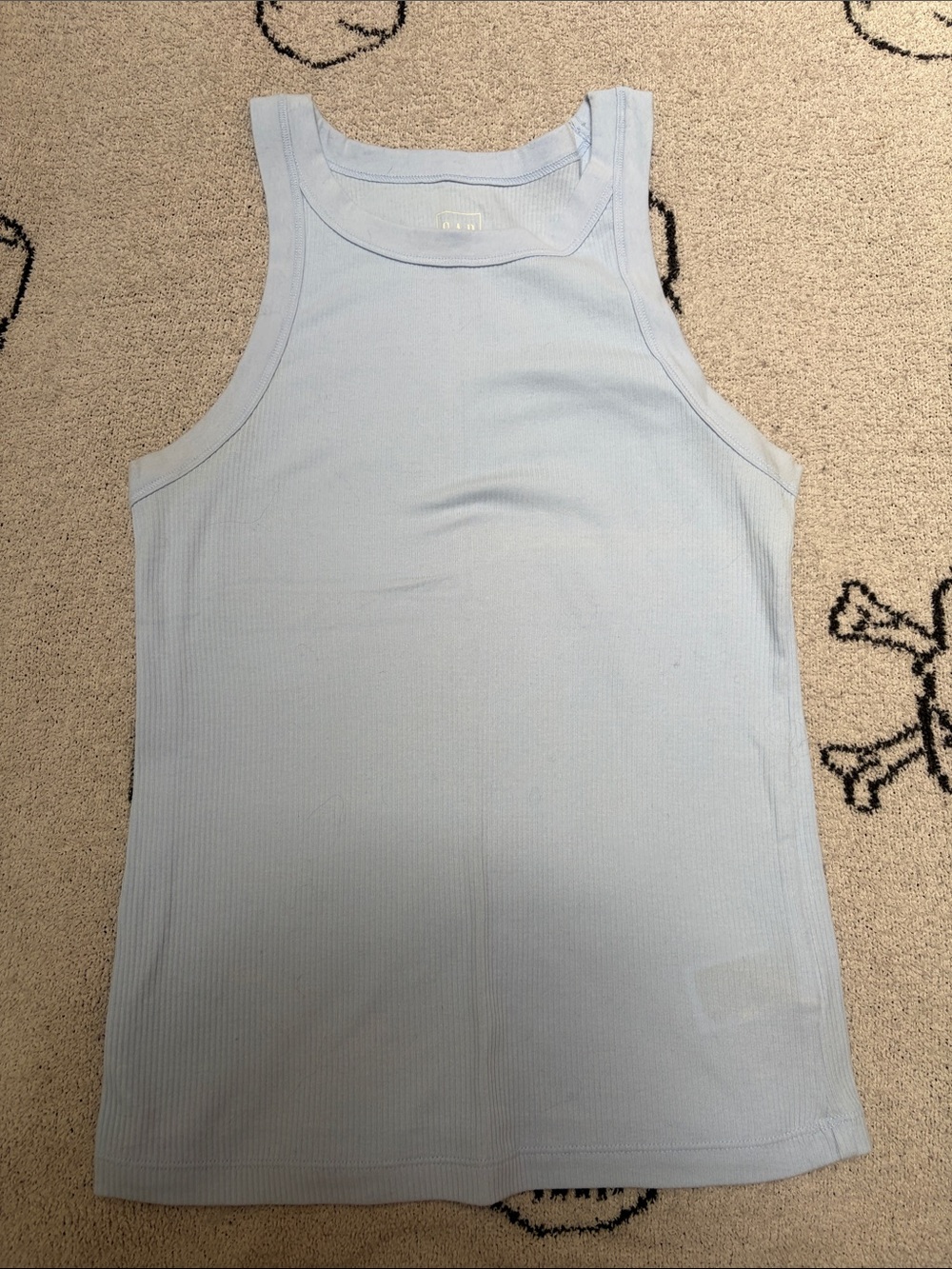 GAP Light Blue Ribbed Tank Top